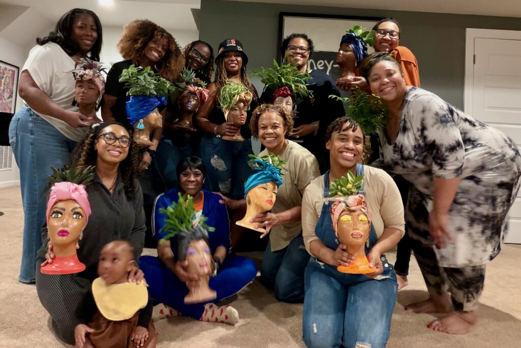 DIY Face Planter Workshop group photo
